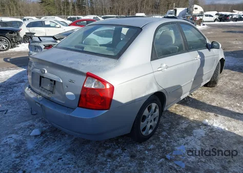 2006 Kia Spectra Ex/Lx/Sx from USA, damaged, VIN KNAFE121765254501